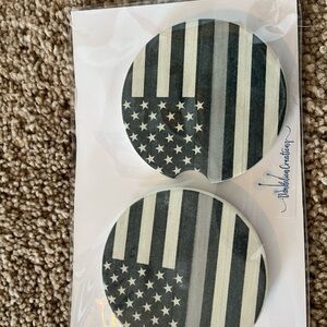 American Flag Car Coasters